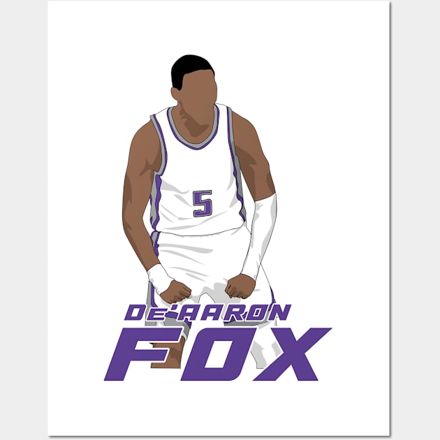 De'aaron Fox Wall Art by islandersgraphics